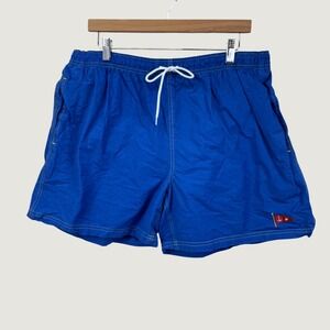 Regatta Sport Swim Trunks Mens Large Blue Nautical Coastal Preppy Beach Shorts